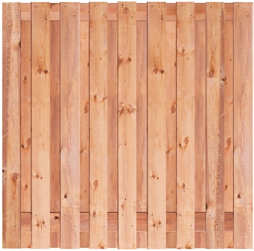 Tuinscherm Tanger | Red Class Wood | 180x180cm | 19 planks